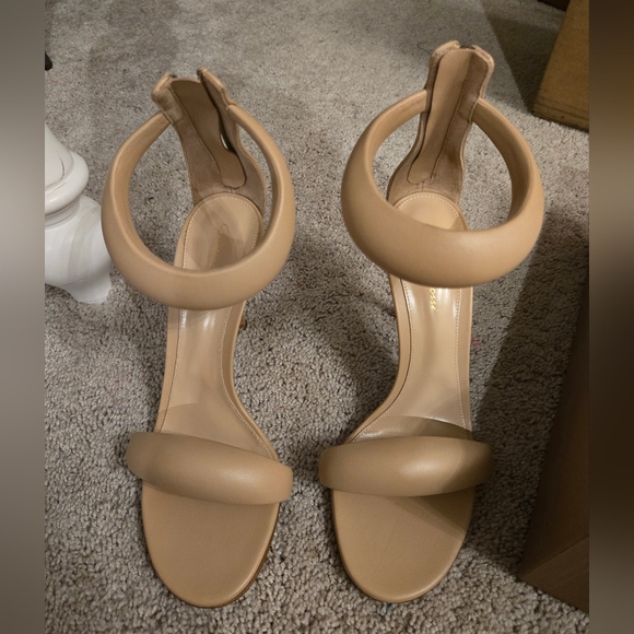 GIANVITO ROSSI Bijoux Heeled Sandal Leather Padded Pink EU40.5 UK7.5 NEW RRP 810 - Picture 13 of 14